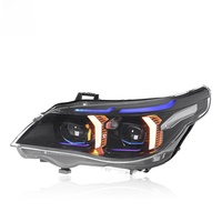 Ensemble de phares à projecteur Bi-LED pour BMW Série 5 E60 03-10 avec feux de jour et clignotants séquentiels