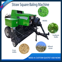 Nouveau modèle de presse à balles automatique à haute densité montée sur tracteur pour la production de fourrage d'alfalfa et de maïs en Chine