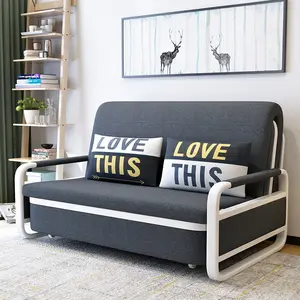 Living Room Space Saving Furniture Large Storage Recliner Sofa Loveseat Grey Fabric Pull Out Sofa Beds