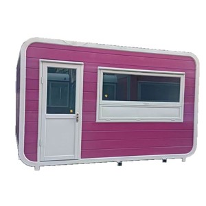 Food Truck Capsule Extérieur en Acier Inoxydable 220V avec Alimentation Intégrée, Montage Facile pour Vente Ambulante en Parc et sur Rue - Product Image 3