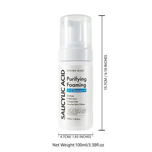 Groothandel <span class=keywords><strong>Best</strong></span> Verkopende Salicylzuur Schuimende Gezichtsreiniger Hydraterende Schone Huid Exfoliërende Gezicht Wassen - Product Image 4