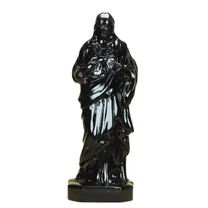 Nhà Máy Bán buôn trực tiếp tự nhiên pha lê ngọc khắc 20cm Christ Jesus trang trí nội thất