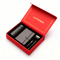 Ensemble cadeau d'entreprise personnalisé, ensemble de luxe avec tasse à vide, carnet, kits exécutifs, cadeau promotionnel d'entreprise, boîte commémorative