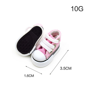 SongshanToys vente en gros mode personnalisée BJD 3.5cm Mini toile baskets chaussures elfe poupée chaussures - Product Image 2