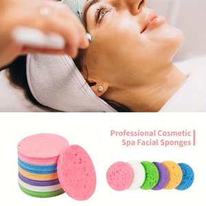 ספוג צלולוז בצפיפות גבוהה, דחוס, ידידותי לסביבה, לניקוי פנים עמוק, פילינג וטיפולי ספא - Product Image 6