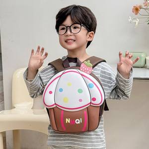 New Children's Eggshell Schoolbag Boys And Girls Kindergarten Backpack Cute Mushroom Waterproof Backpack - Product Image 3