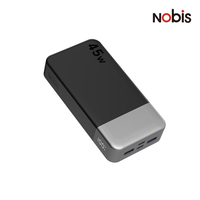 NOBIS 45W Power Bank 20000Mah Slim Portable Smart Led Display Power Banks dengan Pengisian Cepat untuk Semua Perangkat Seluler
