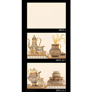 Azulejo de porcelana súper brillante de 300x450 para cocina, azulejos de pared de 30x45cm con superficie pulida, azulejos de cerámica decorativos para el hogar, venta al por mayor - Product Image 1