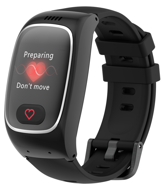 Smartwatch for Elderly 4G GPS Tracker with Heart Rate & Blood Pressure Monitoring TFT Display SOS Call Healthcare