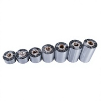 Cinta de Cera para Impresión por Transferencia Térmica de 110 mm x 300 m, Compatible con Impresoras de Etiquetas, Venta al por Mayor