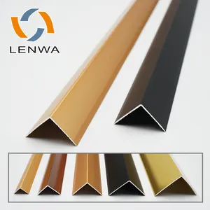 LENWA מפעל מוכן ספינה אלומיניום L בצורת אריח לקצץ זווית לקיר פינה שולי לקצץ