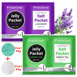 Nature Organic <strong>Pedicure</strong> Crystal <strong>Jelly</strong> Exfoliating Moisturizing Foot Bath Salt Skin Care Foot Scrub Set <strong>Jelly</strong> Spa <strong>Pedicure</strong> Kit - Product Image 4