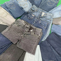F8 Vente en Gros Vêtements d'Occasion Jeans de Seconde Main Vêtements Usagés Jeans de Marque d'Occasion de Haute Qualité pour Hommes et Femmes