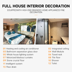 Zcamp New K7 <span class=keywords><strong>Prix</strong></span> bon marché Maison préfabriquée Chine Chambres mobiles Maisons modulaires Maison capsule préfabriquée <span class=keywords><strong>de</strong></span> luxe Maison avec cuisine - Product Image 5