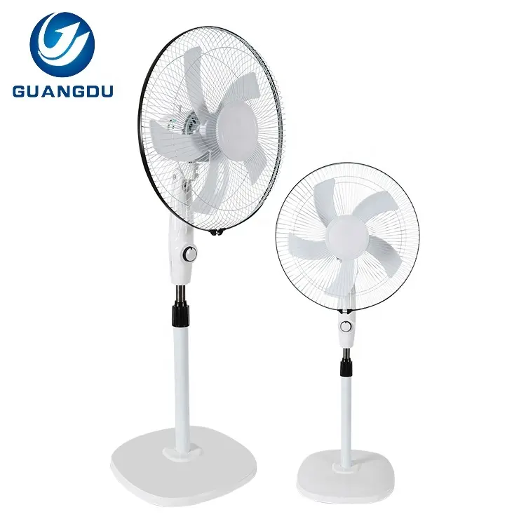 Energy Saving Air Cooler Fan Three Gear Key Switch 16inch 5 Blades PP Wind Blade Electric Floor Fan
