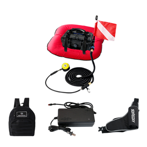 Sistema de buceo eléctrico de 9M de profundidad máxima, aparato de respiración subacuática tipo hookah, listo para aventuras de buceo en aguas profundas. - Product Image 1