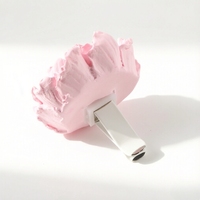 Diffuseur d'huiles essentielles en céramique parfumée pour grille d'aération de voiture, en plâtre aromatique, fait main, en forme de fleur de porcelaine