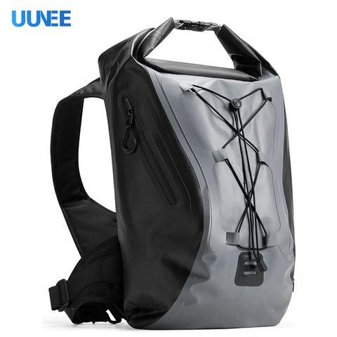 Customized Logo 500D PVC Tarpaulin Waterproof Dry Backpack 35L Fashion Unisex Float Boat Beach Gear