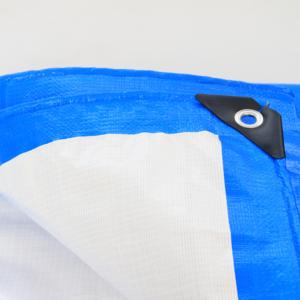 Bâche en PE noire et argentée, imperméable, robuste, anti-déchirure, avec œillets en aluminium pour paillis paysager - Vente en gros - Product Image 2