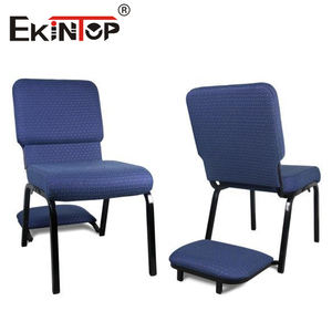 Ekintop Lot <span class=keywords><strong>de</strong></span> <span class=keywords><strong>chaises</strong></span> <span class=keywords><strong>d</strong></span>'auditorium Mobilier <span class=keywords><strong>de</strong></span> théâtre avec bras pour salle <span class=keywords><strong>de</strong></span> l'église École & Hôtel Métal & Tissu Pied en acier - Product Image 4