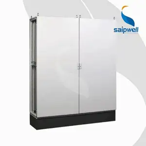 Saipwell P55 dudukan lantai kotak listrik logam tahan air dengan profil penguatan
