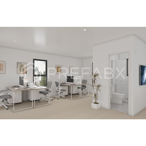 プレハブXハウス フリップライト グリーンハウス モダン防水ヴィラ アパート用 木製ログ構造 - Product Image 5