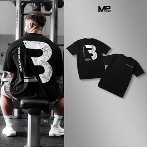 เสื้อยืดออกกำลังกายแขนสั้นผ้าคอตตอน100% ดีไซน์กราฟิกทรงโอเวอร์ไซส์แบรนด์ cbum - Product Image 6