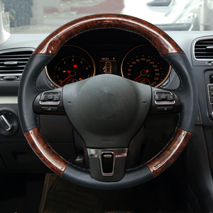 Housse <span class=keywords><strong>de</strong></span> volant <span class=keywords><strong>de</strong></span> voiture antidérapant, Anti-poussière, couture en cuir, personnalisée en usine, pour <span class=keywords><strong>Volkswagen</strong></span>, 100 pièces - Product Image 4