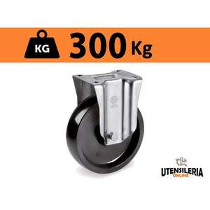 Rueda termoendurecible 67 soporte luz NL fijo Max 300Kg - Product Image 4