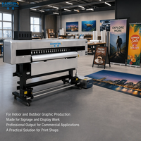 Nueva Impresora UV de Formato Ancho con Tinta UV y Sistema de Curado LED para Publicidad Interior/Exterior, 1 Año de Garantía