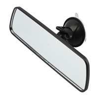 Rétroviseur intérieur ABS avec ventouse adhésive pour contrôle des angles morts (24*6CM)