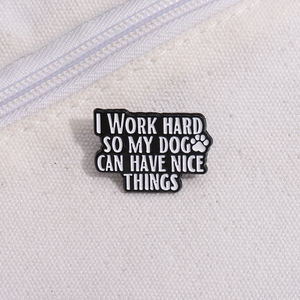 Симпатичные собачьи эмалированные булавки на заказ для моей собаки могут иметь красивые вещи броши на лацканах значки животных Ювелирные изделия подарок для детей друзья - Product Image 2