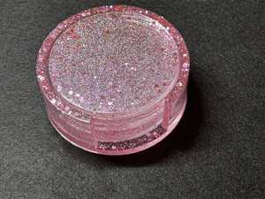 Ensemble de sous-verres en résine fabriqués à la main Sous-verres élégants et durables pour la cuisine de bureau à domicile ou les occasions de cadeaux - Product Image 2