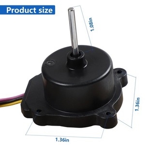 Condenser Fan Motor Assembly 1.36in x 1.36in x 1.08in For LG <b>Refrigerator</b> Evaporator 12V Electric Plastic New - Product Image 1