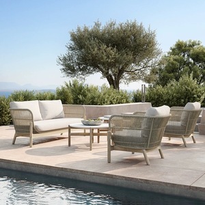Ensemble pastoral en rotin, canapé de jardin moderne en plein air, combinaison réglable, polyvalent, coloré, en <span class=keywords><strong>teck</strong></span>, personnalisé, salon - Product Image 5