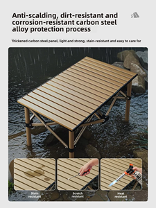 Chaise Kermit légère et portable personnalisée Table de <span class=keywords><strong>camping</strong></span> pliante multicolore pour l'extérieur en usine - Product Image 3