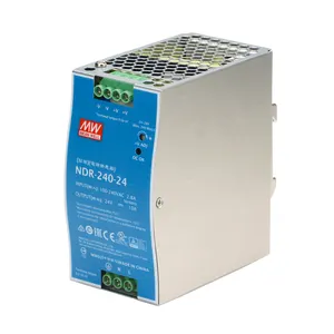 Mean Well NDR-240-24 240W 24V 10a Voeding Din Rail