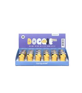 Sacapuntas de PVC creativo para niños con pegamento suave Molde de fresa Tipo mecánico - Product Image 5