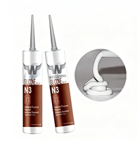 Mastic silicone transparent toutes saisons WGX de haute qualité, adhésif monocomposant pour le remplissage du bois et des fenêtres, vente en gros