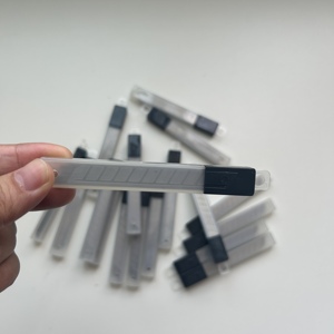 0.4 मिमी कस्टम स्नैप ऑफ ब्लेड स्2 उच्च कार्बन स्टील उपयोगिता चाकू ब्लेड कटर चाकू प्रतिस्थापन ब्लेड - Product Image 1