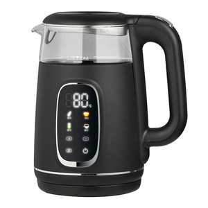 <span class=keywords><strong>Bouilloire</strong></span> à thé à double paroi 1,7 L, 2200 W, en verre, écran tactile numérique, <span class=keywords><strong>programmable</strong></span>, arrêt automatique, température extérieure en temps réel, pour la maison - Product Image 2