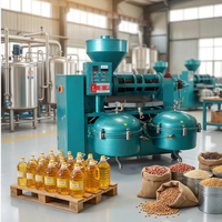 Presse à huile automatique à contrôle de température avec filtre à huile à pression d'air YZLXQ130 pour la production d'huile de soja, d'arachide et de sésame