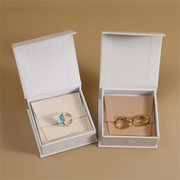 Emballage personnalisé de luxe unique avec logo pour bijoux, boîte à bijoux en carton, boîte à bijoux en papier, boîte à bijoux avec tiroir