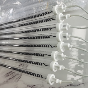 1000W 500mm 235V fibra de carbono de cuarzo emite lámpara de calor infrarroja radiante lejana infrarroja de onda media - Product Image 2