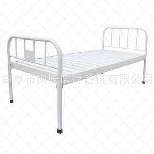 เตียงผู้ป่วย Yuchen เตียงทางการแพทย์แบบ YC-C03ข้อเหวี่ยงแบบเดี่ยวใช้มือเตียงในโรงพยาบาลเครื่องมือสีขาวคลาส I - Product Image 2