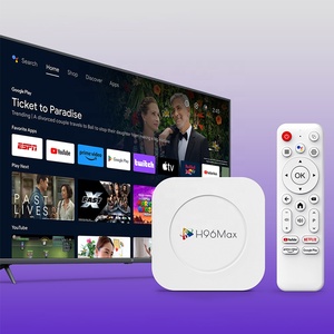 H96 MAX <span class=keywords><strong>IPTV</strong></span> STB 8K Streaming Smart OTT Premium Google Android 12 Décodeur TV Box Europe France Allemagne Italie Espagne Livraison Gratuite - Product Image 1