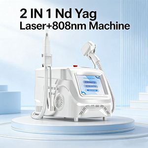 Máquina de Escritorio 2 en 1 Pico Yag de 808nm con 2 Manijas para Eliminación de Pigmentos, Depilación y Eliminación de Tatuajes - Product Image 1