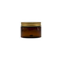 Stock de fabrication pour emballages cosmétiques : Pots et flacons en plastique ambré de 50ml, 100ml, 120ml, 200ml, 500ml pour crèmes cutanées et films capillaires