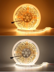 Màu kép CCT đuổi theo chạy nước chảy LED Strip W <span class=keywords><strong>CW</strong></span> WW đôi màu 24V 2835 LED Strip <span class=keywords><strong>Lights</strong></span> - Product Image 3