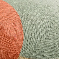 Nouvelle arrivée fait maison mignon brodé taie d'oreiller INS Style 45X45cm géométrique canapé broderie housse de coussin